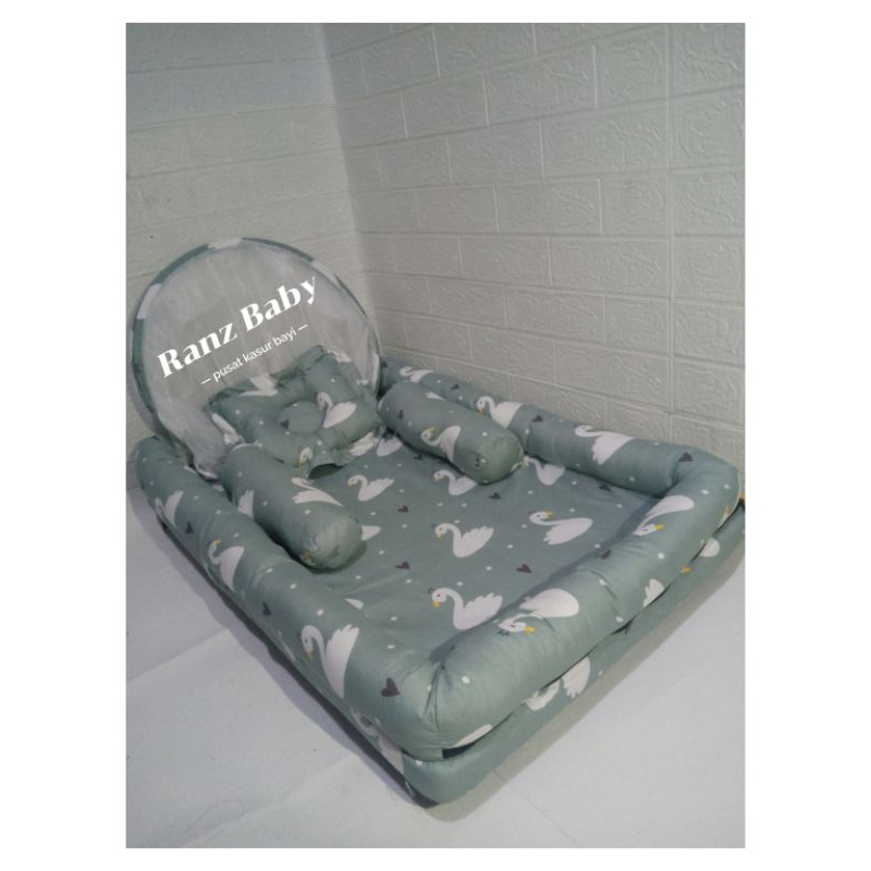 NewKasur bayi Terbaru 1 set kelambu/kasur bayi termurah/kasut bayi Doraemon/kasur bayi karakter/kasu