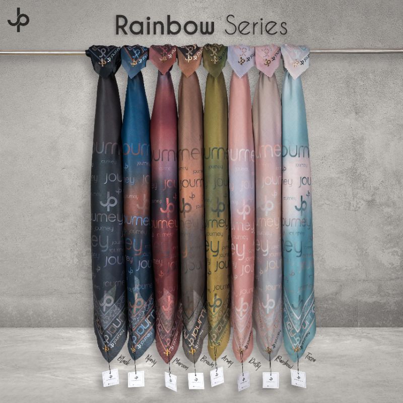 NEW MOTIF JOURNEY SCARVES/ GRADA SERIES NEW/ RAINBOW SERIES JOURNEY SCARVES