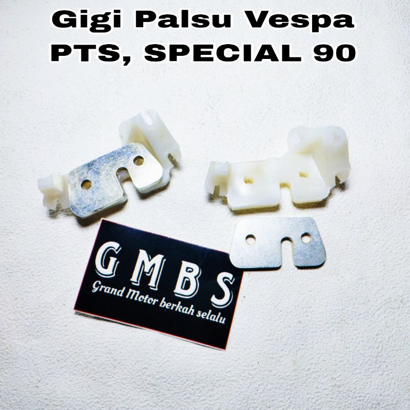 Gigi Palsu Tahanan Kabel Gas Gigi Stang Vespa PTS Special Smallframe