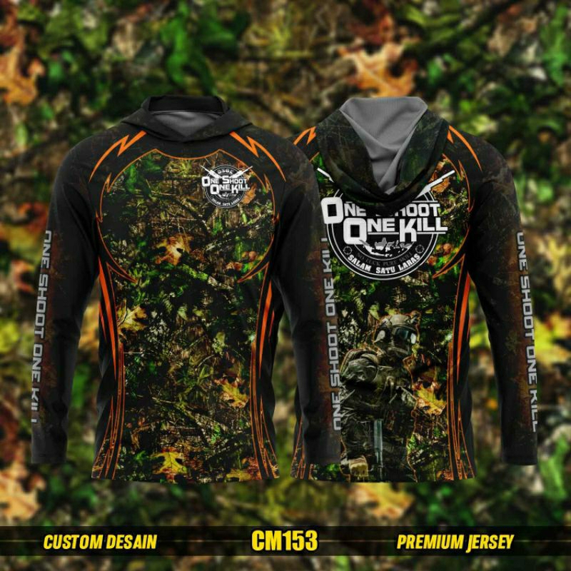 Baju Camo Berburu Jersey Perbakin Olahraga Menembak CM153