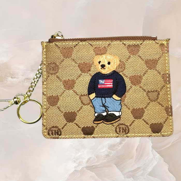 TTWN - Dompet Wanita Beruang Koin Kecil Import ORI Gaya Korea