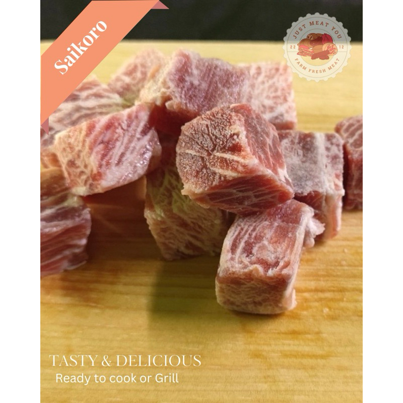 

READY STOCK !!! Saikoro Beef Wagyu Meltique