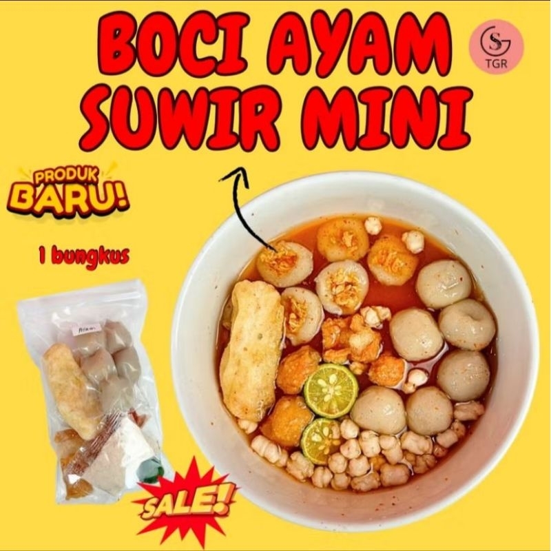 

1 PCS BOCI AYAM SUWIR CILOK MINI