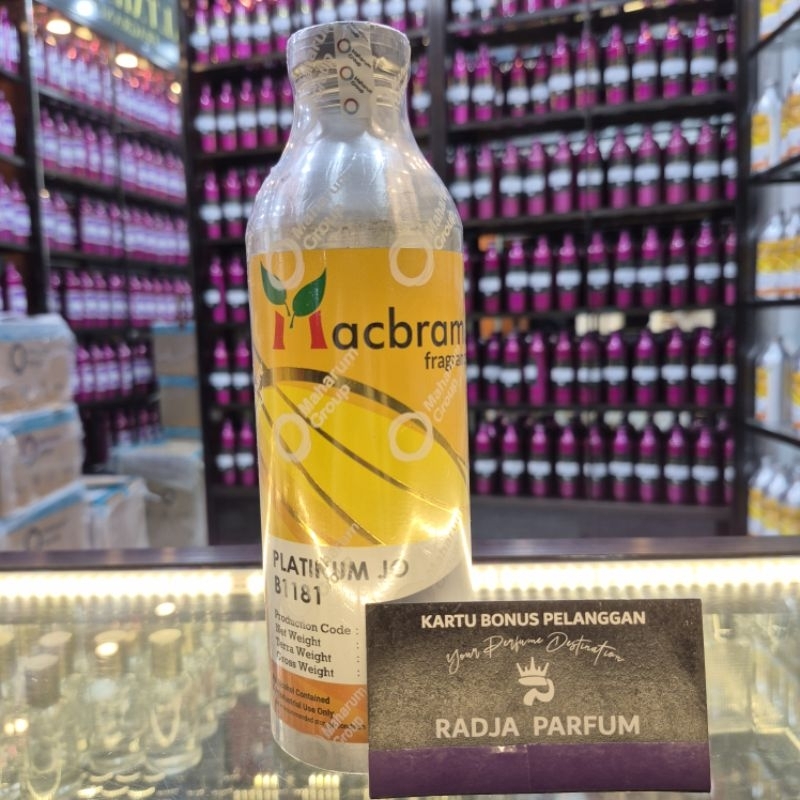 PLATINUM JO BY MACBRAME KEMASAN SEGEL PABRIK 500 GRAM SEARAH JLO PLATINUM