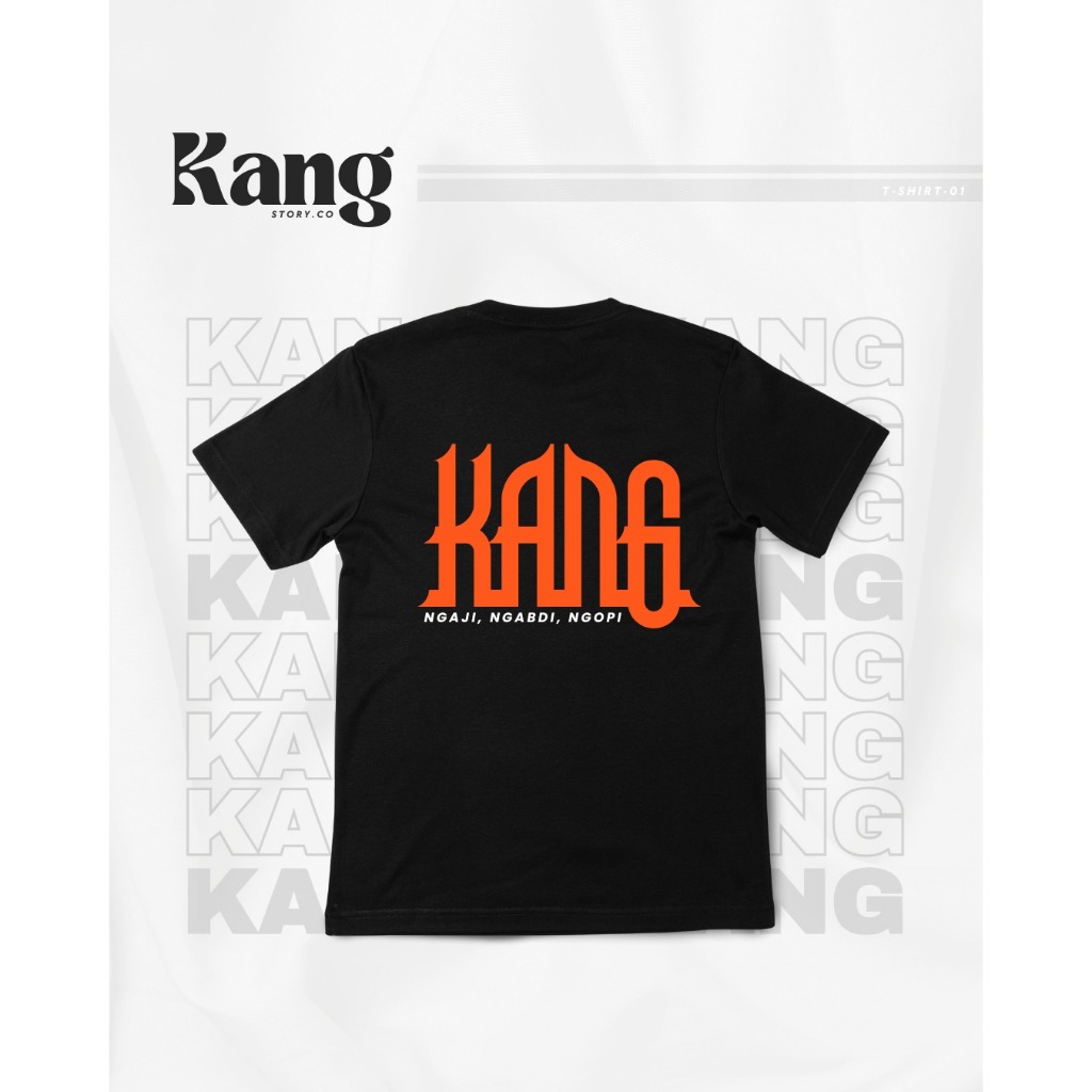 Kaos Kang ( Kaos Santri ) MENGEJAR DUNIA GARIS FINISHNYA TETAPLAH KEMATIAN Kang Santri Series