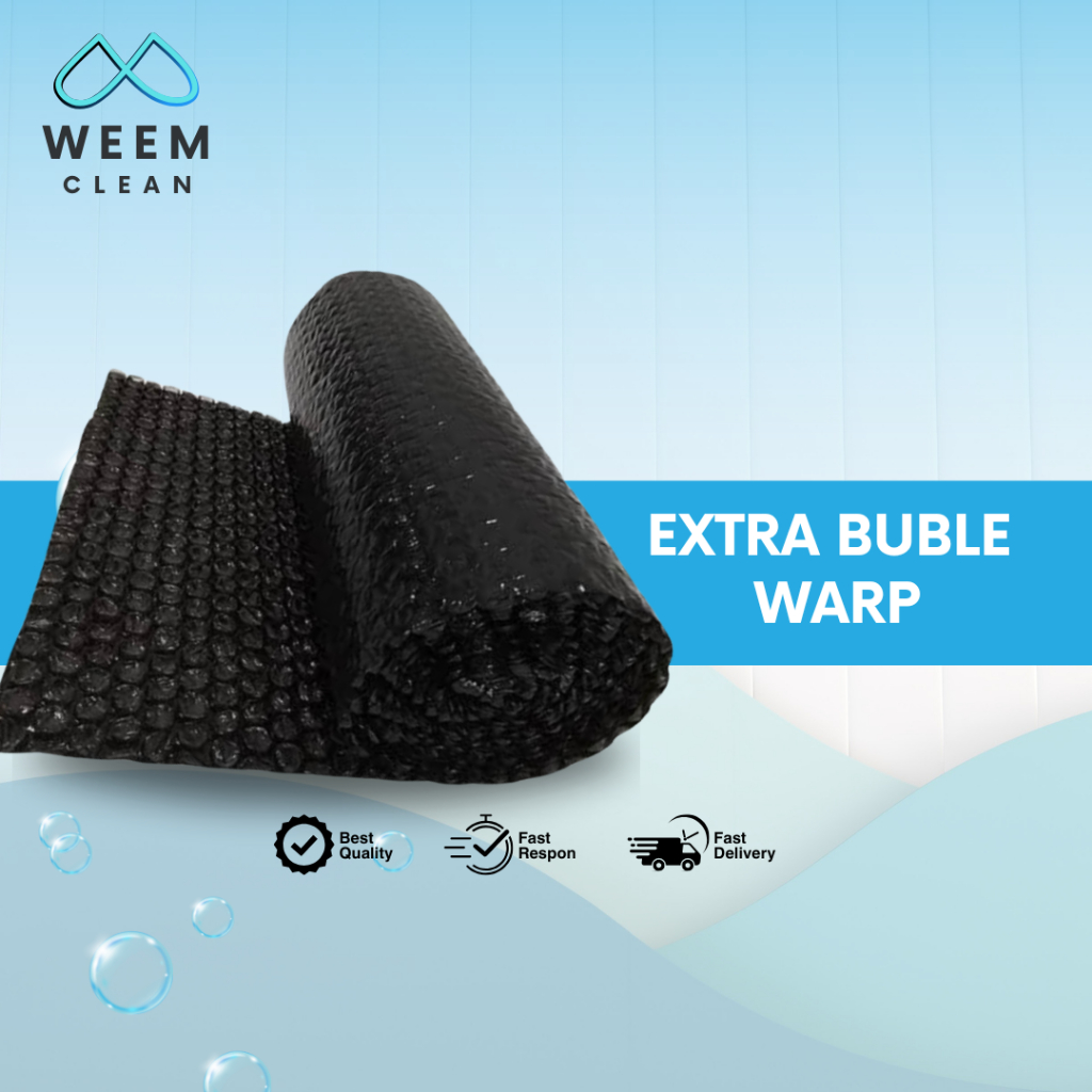 

WEEM CLEAN | Bubble Wrap Tambahan Packing Agar Lebih Aman Saat Pengiriman Baca Deskripsi