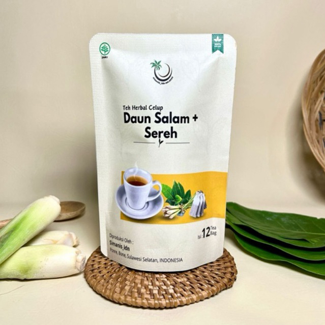

Teh Daun Salam + Sereh / Teh Herbal / Rimpang Instant