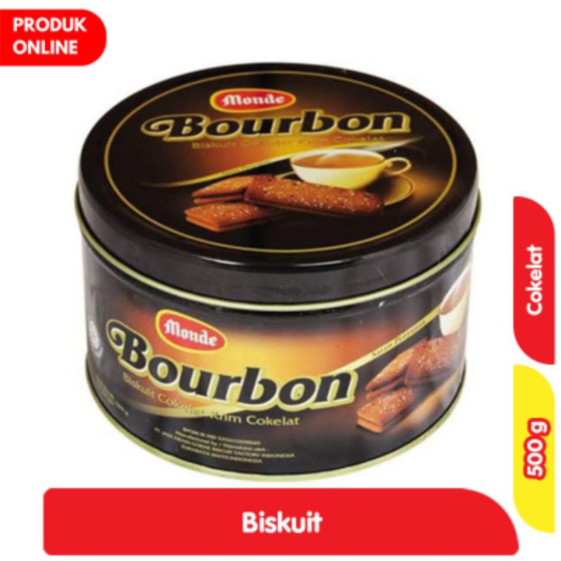 

Monde Bourbon Biskuit Krim Cokelat Kaleng 500 g