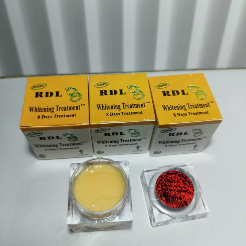 3PCS // CREAM RDL SUPER TREATMENT SIANG & MALAM WHITENING ORIGINAL