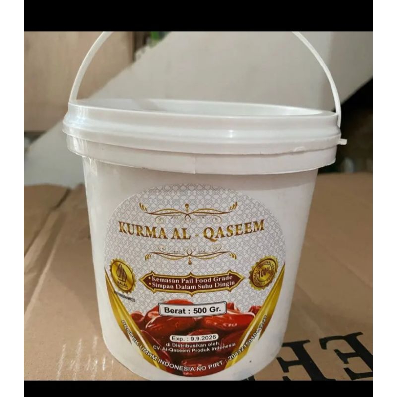 

KURMA AL-QASEEM ASLI EMBER 500gr/ KURMA GRADE PREMIUM /promo kurma al-qaseem asli 100%