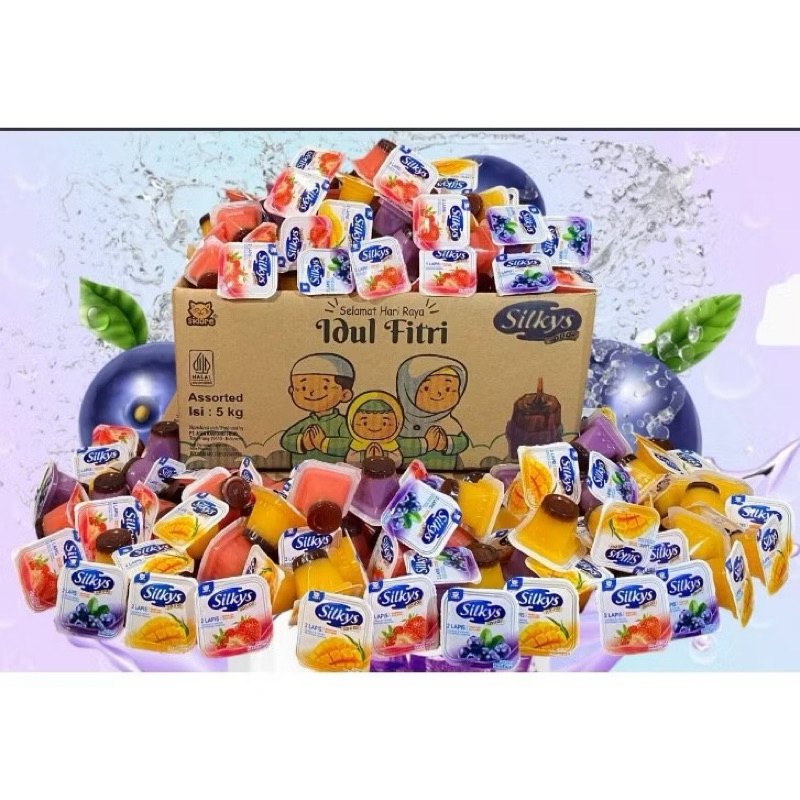 

TERMURAH !! jelly silky puding 1 kg enak dan segar