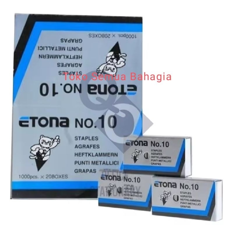 

Isi Staples Stapler Etona no.10 1 Pcs