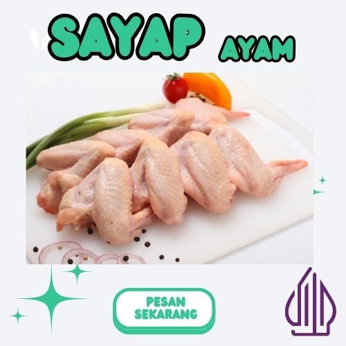 

Sayap ayam halal ukuran 1 kg