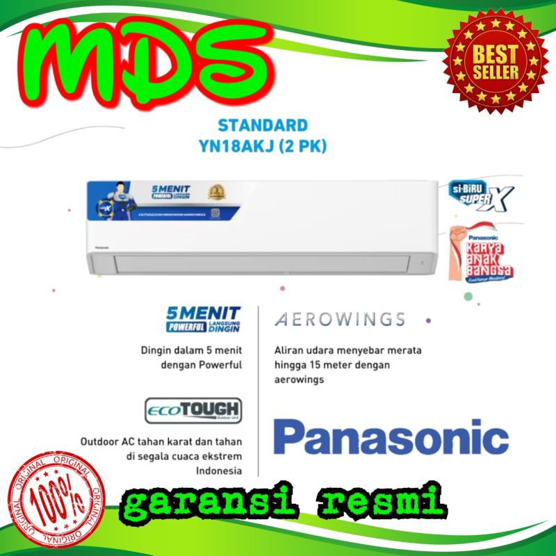 AC PANASONIC 2PK CS/CU YN -18AKJ R32 AC 2PK HARGA UNIT ONLY