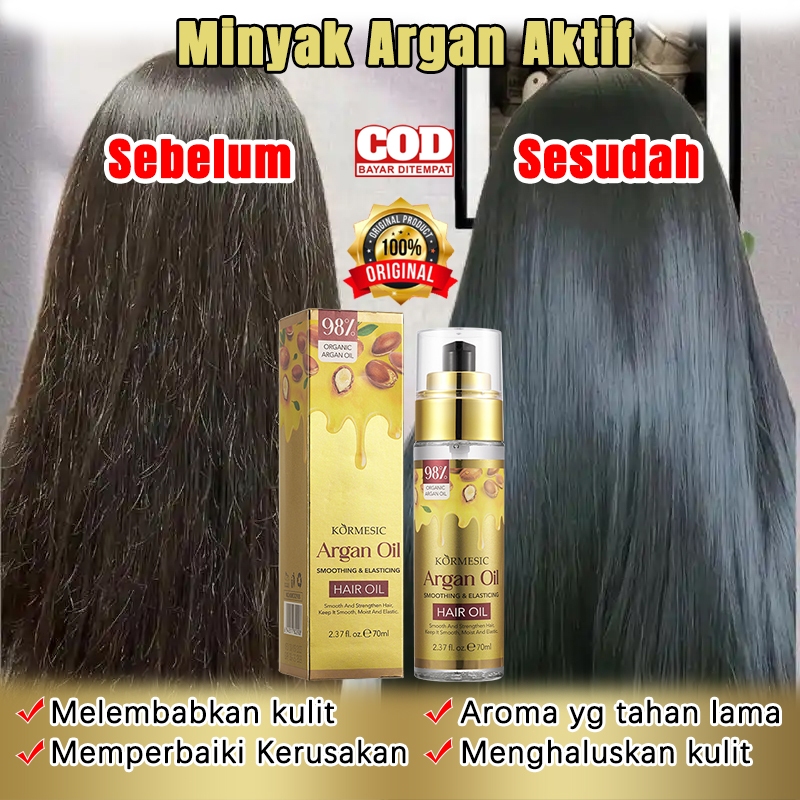 hair oil serum/ hair treatment/natural hair care oil serum 70ml Minyak Perawatan Rambut Hair oil Pen