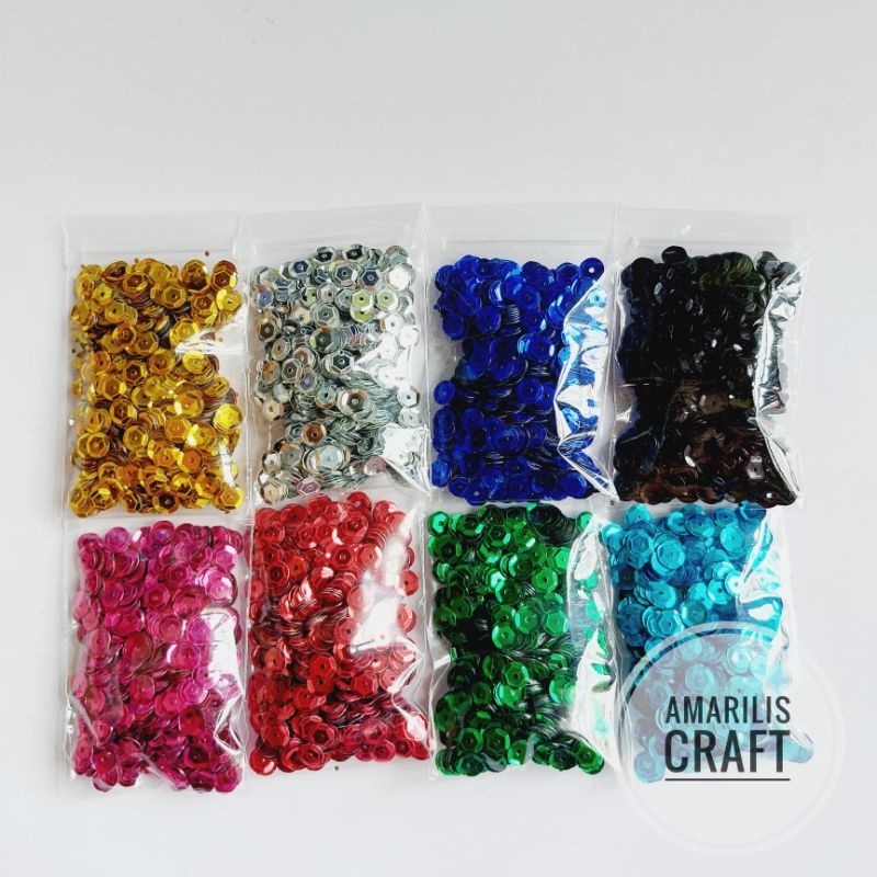 [10gr] Payet Romboci Sequin Piring 6mm