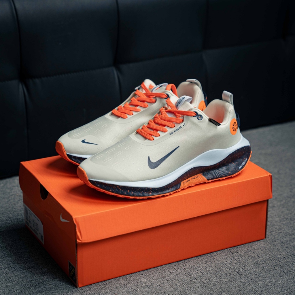 READY STOCK SIZE 42 - Nike ReactX Infinity Run (RN) 4 GORE-TEX (GTX) Sea Glass Purple Ink Total Oran