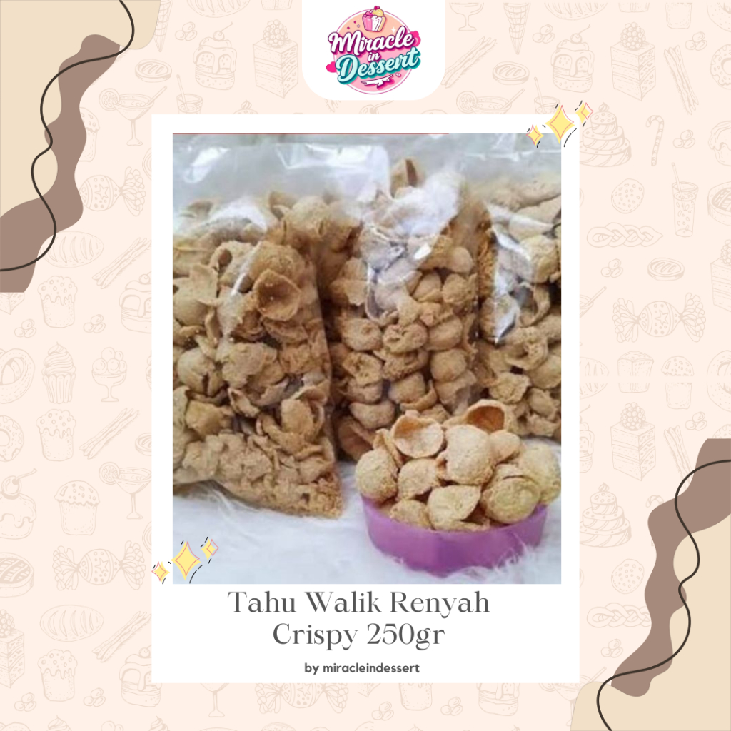 

Snack Cemilan Tahu Walik Crispy 250gr