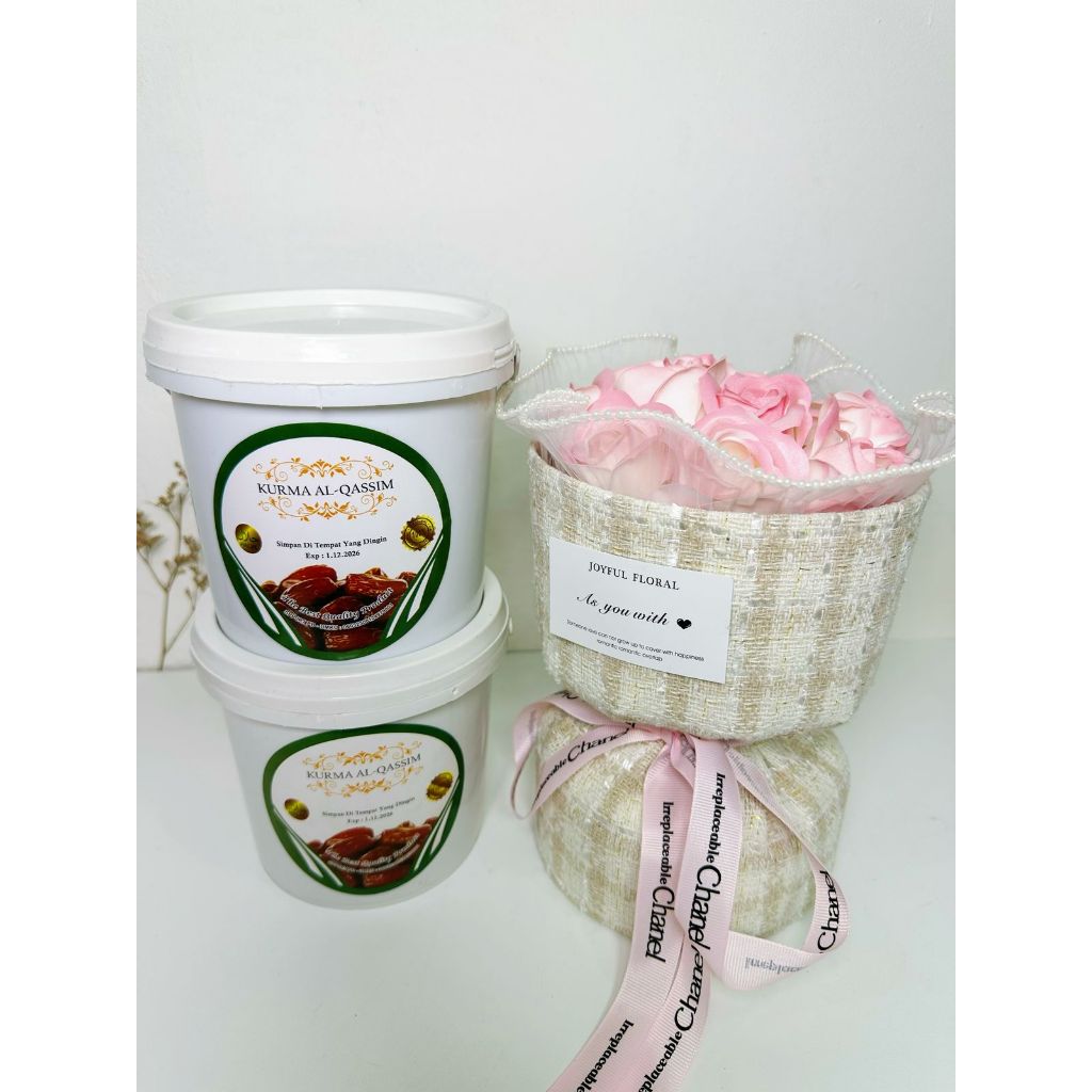 

Hampers Lebaran Kurma Ember 2 pcs Bunga Sabun Unik Kado Lebaran