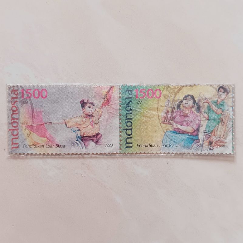 

(AB) Perangko Indonesia 2008 Pendidikan Luar Biasa Set 2 pcs Used