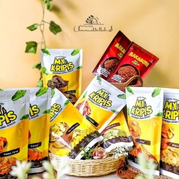 

Kripik keripik pisang my kripis coklat cokelat aneka rasa cSnack oleh oleh