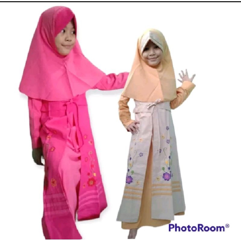 Gamis Anak Perempuan Model Bolero (2 in 1)