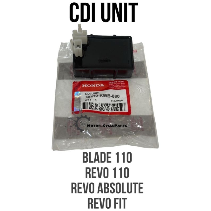 Cdi Unit Honda Blade 110 Revo 110 Revo Absolute Revo Fit KWB