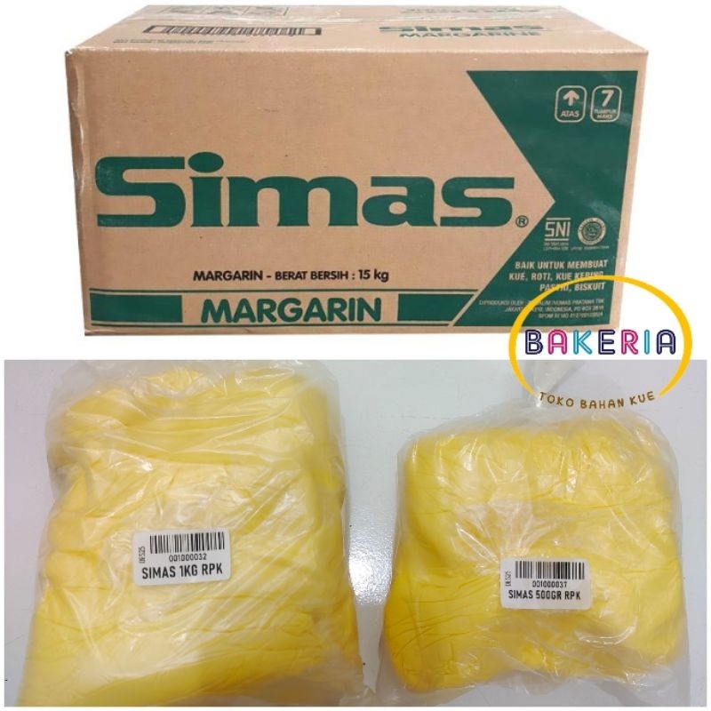 

Simas Margarin Repack 1kg, 500gr