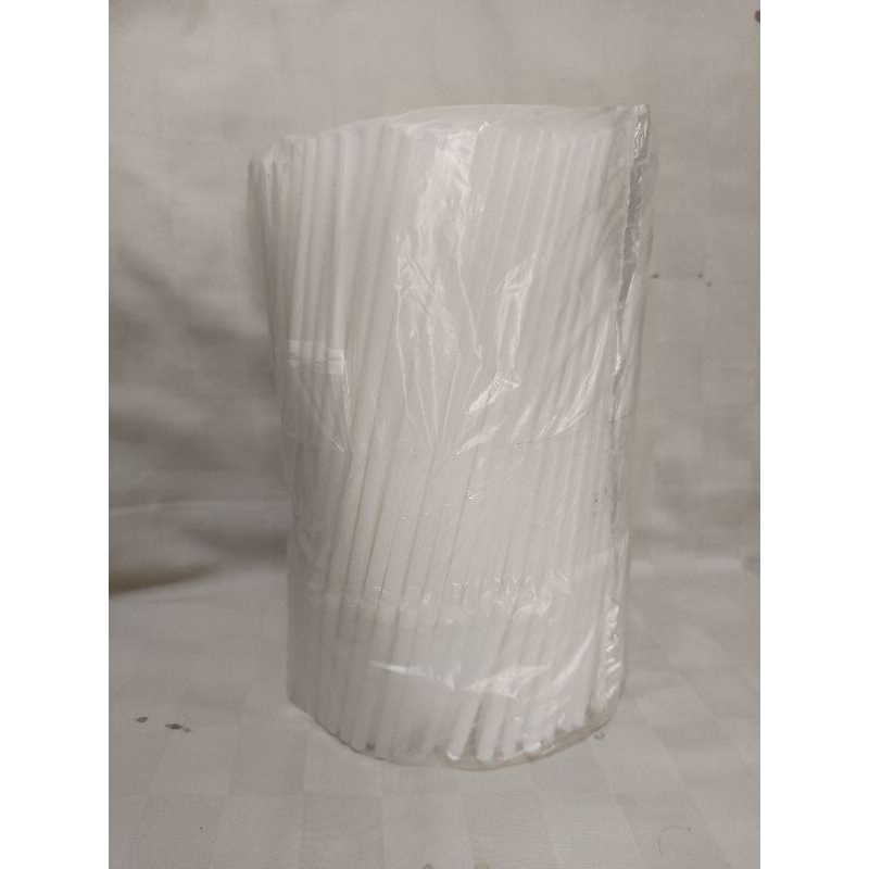 SEDOTAN PLASTIK TEKUK BENGKOK FLEXIBLE WARNA PUTIH