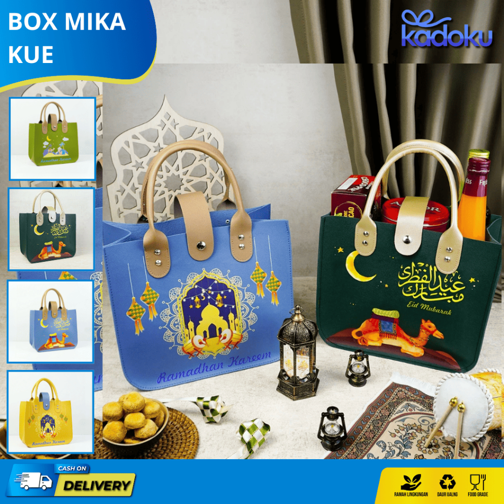

Tas Hampers Idul Fitri / Hampers Lebaran / Tas Hampers Ulang Tahun / Tas Goodie bag | AMI02B