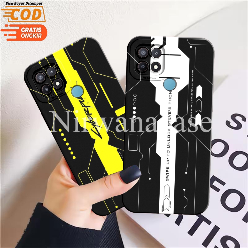 Case Hp Oppo A15 - Case Oppo A15S - Case Oppo A35 Motif Abstrak Cowok - Sillikon Pro Camera Lentur -