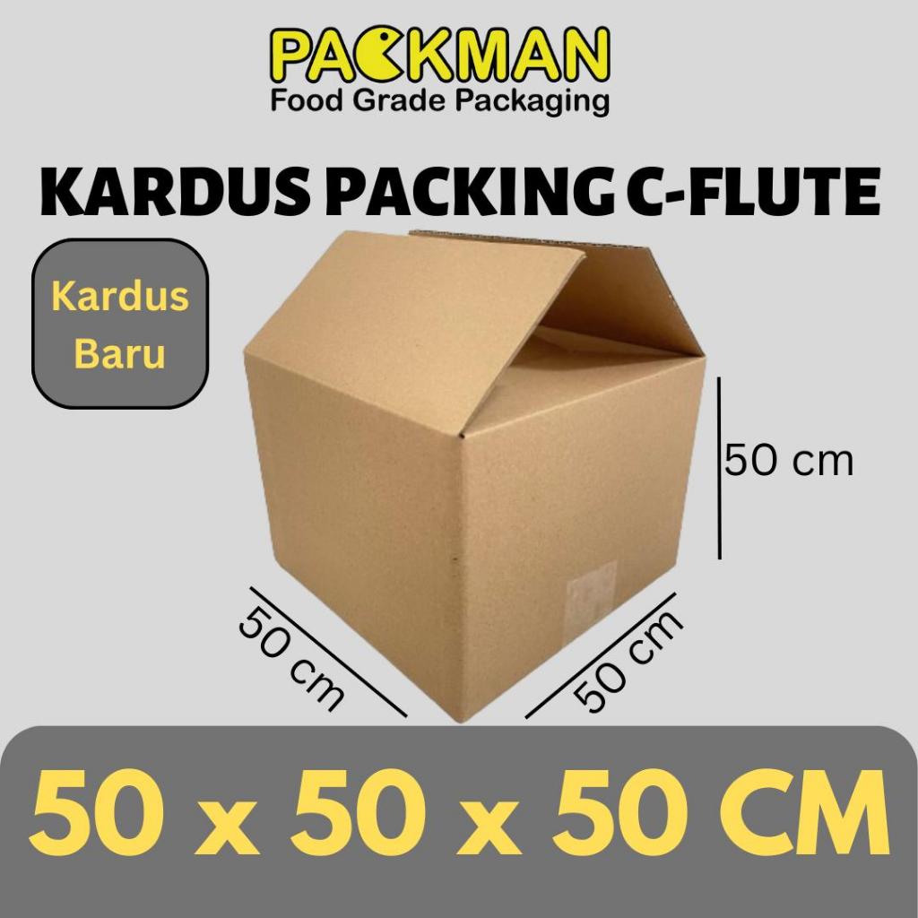 

KARDUS PACKING BESAR/JUMBO 50x50x50 cm / BOX KARTON CORUGATED C-FLUTE / PACKING ONLINE