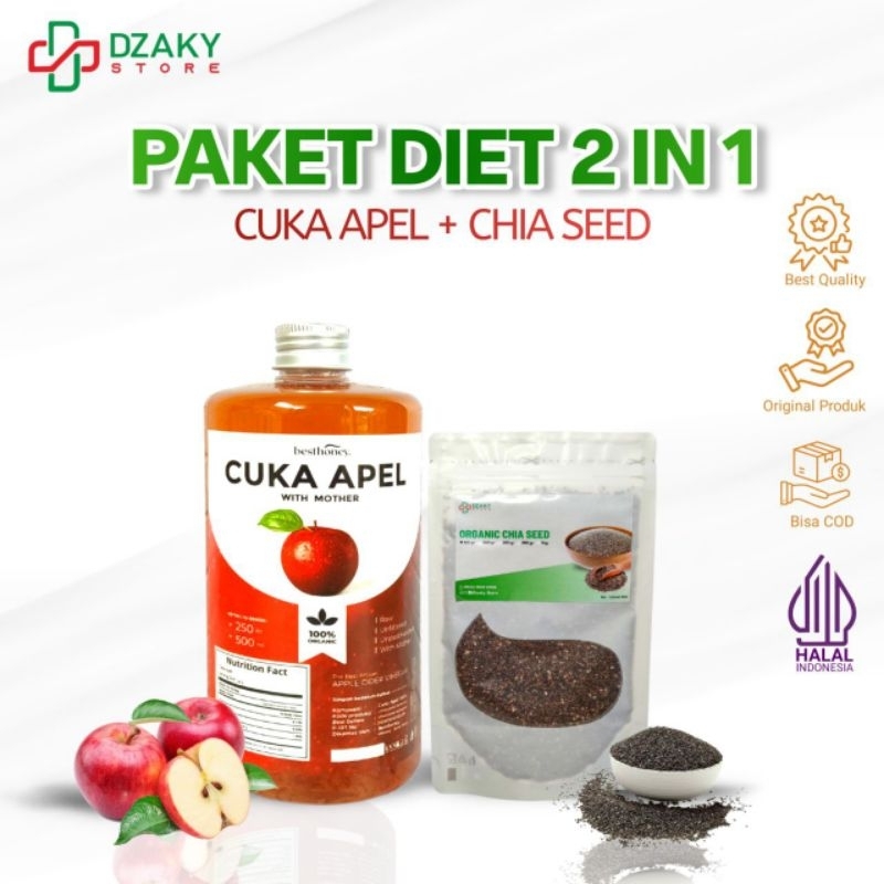 

Paket Diet Sehat 2in1 Cuka Apel + Chia Seed