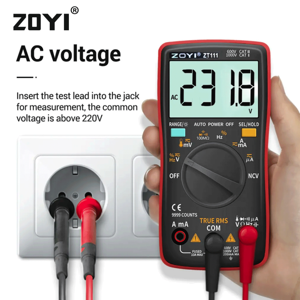 ZOYI ZT-111 Auto Multimeter Digital Multitester Avometer Original