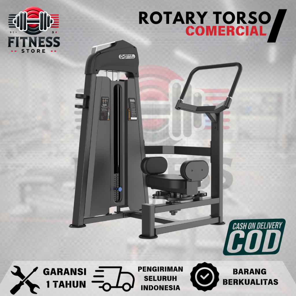 alat fitness rumah rotary torso - alat fitness komersil