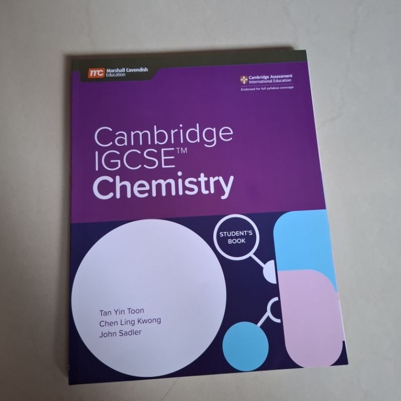 Cambridge IGCSE Chemistry Student's Book