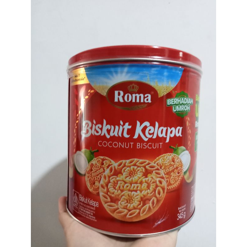 

promo biskuit Roma kelapa coconut kelapa kaleng 350g