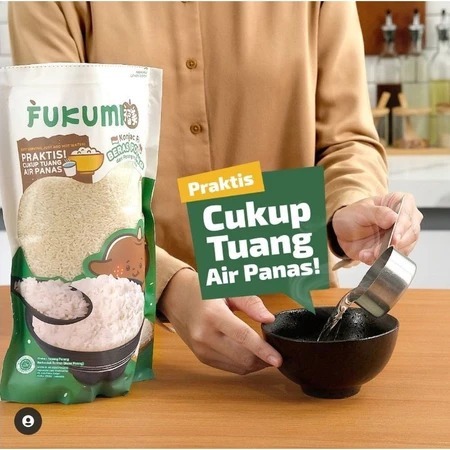 

FUKUMI Beras Porang Pouch 1kg Beras Porang Beras Diet