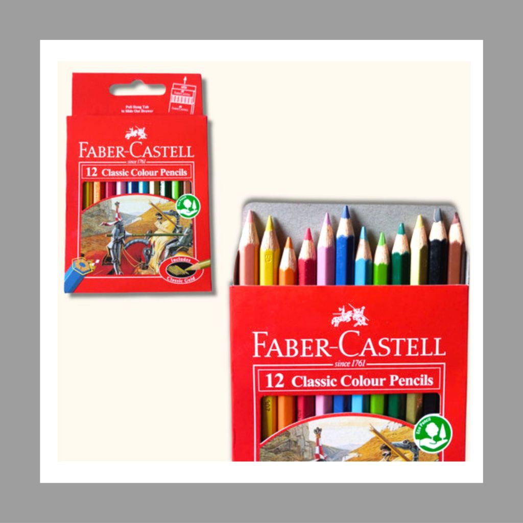 

Faber Castell 12 Warna Pendek / Pensil Warna