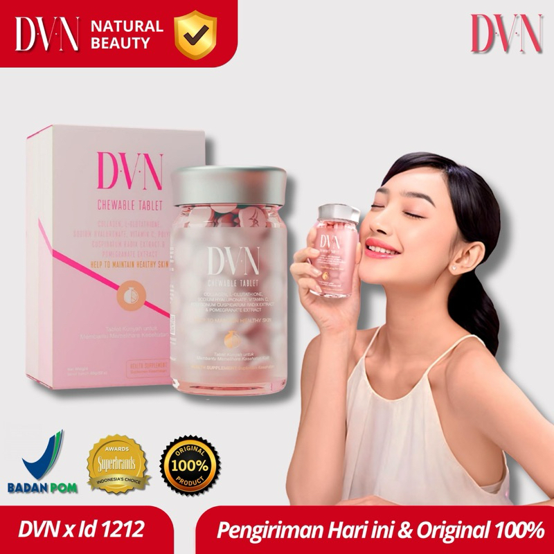 Judul :  DVN Collagen Original 100% Isi 60Butir DVN Kolagen Distributor