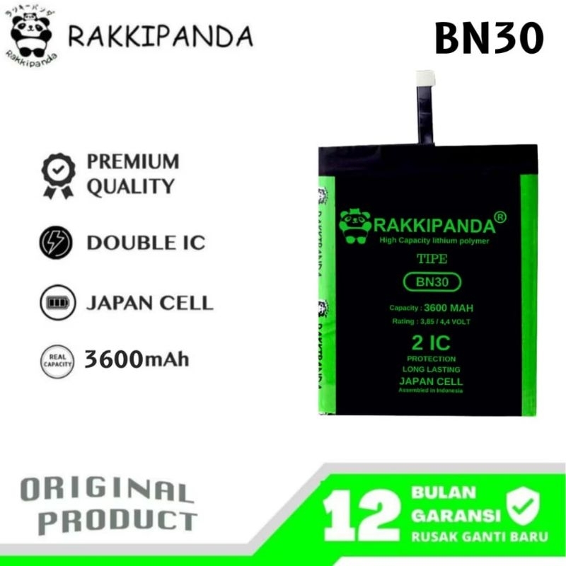 Baterai Rakki Panda Double Power Redmi 4A / BN 30 / BN30