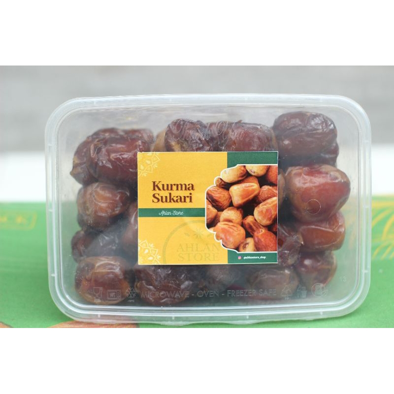 

Kurma Sukari Al Qasim Kemasan Repack Thinwall 700 gram | Ahlan Store