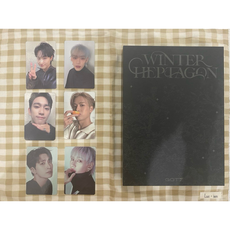 Photocard & Album GOT7 Winter Heptagon, Trading Card MD Nestfest - JayB, Jackson, Jinyoung, Youngjae