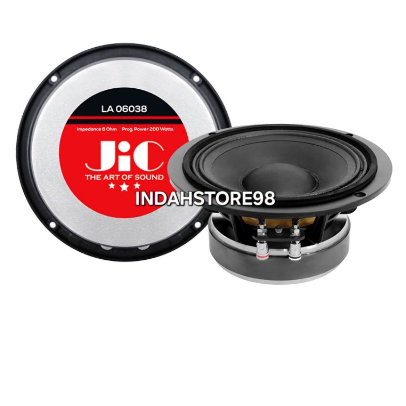 Speaker 6 Inch JIC LA 06038 Original Speaker Komponent JIC LA06038  Midel 6 inc
