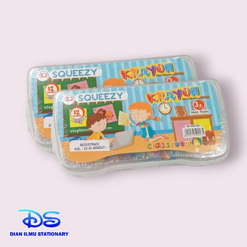 

oil pastel 12 warna squeezy