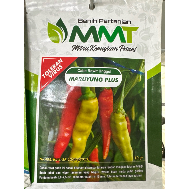 Benih cabai rawit Maruyung plus 500 biji ecer