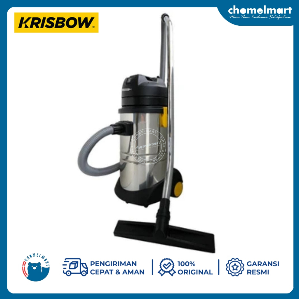 Krisbow 30 Ltr Vacuum Cleaner Wet & Dry KW1800307