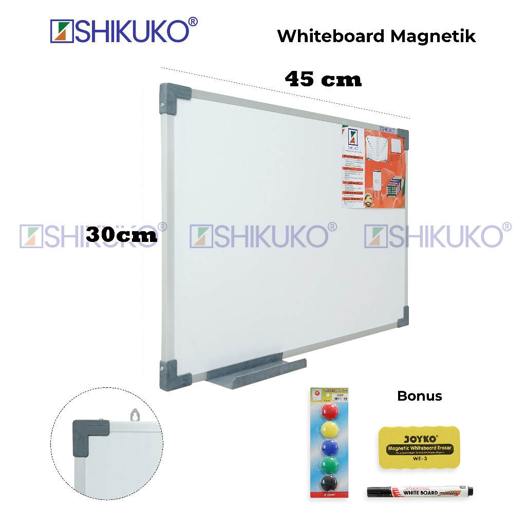

Papan Tulis - Papan Tulis Magnet - Whiteboard Magnet 30 X 45