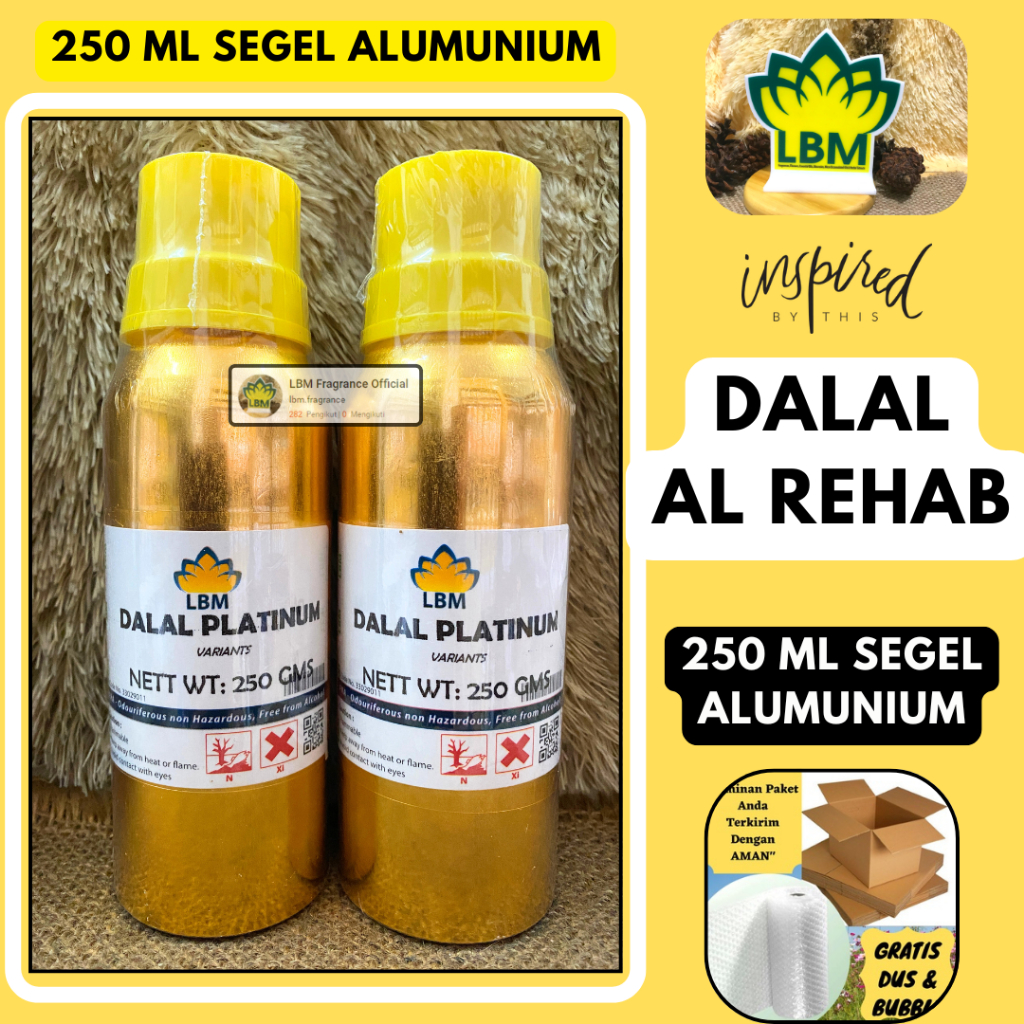 Bibit Parfum DALAL AL REHAB ( 250 ML SEGEL Original LBM Fragrance ) - Parfume - Bibit Parfum Tahan L