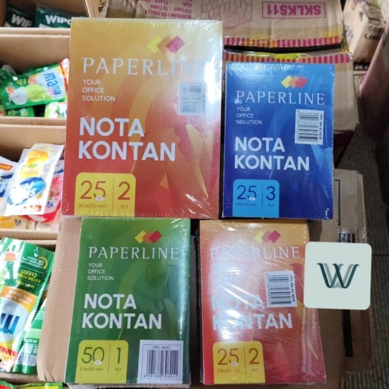

PAKET 10 PCS PAPERLINE NOTA KONTAN 1,2, dan 3 RANGKAP